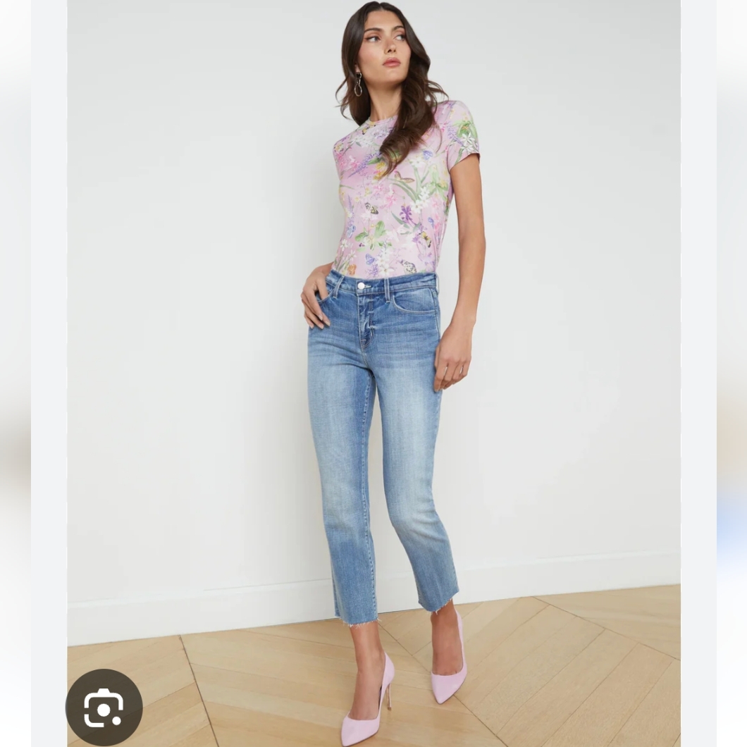 L'agence Sada Crop Slim Jeans